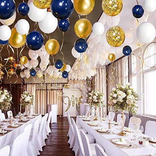120pcs Navy Blue Balloons Garland Kit for Wedding and Birthday Decorations - Hibrides
