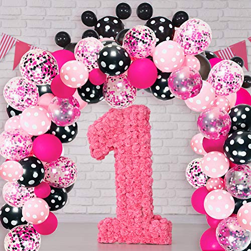 117pcs Mouse Balloon Garland Arch Kit for Theme Party Baby Shower Birthday Decoration - Hibrides