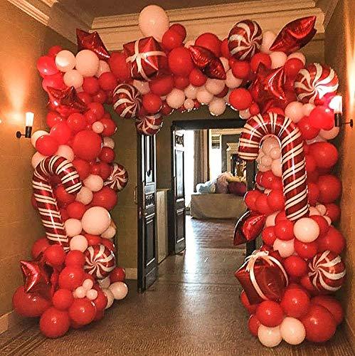 144pcs Christmas Balloon Garland Arch kit for Christmas Party Decorations - Hibrides