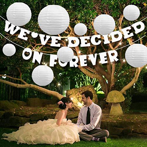 20Pcs Decorative White Hanging Paper Lanterns for Rustic Weddings - Hibrides