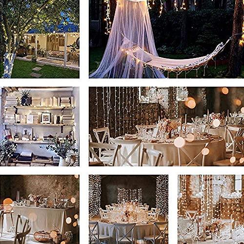 Extendable 2-Pack LED Christmas String Lights for Outdoor Indoor Decorations - Hibrides