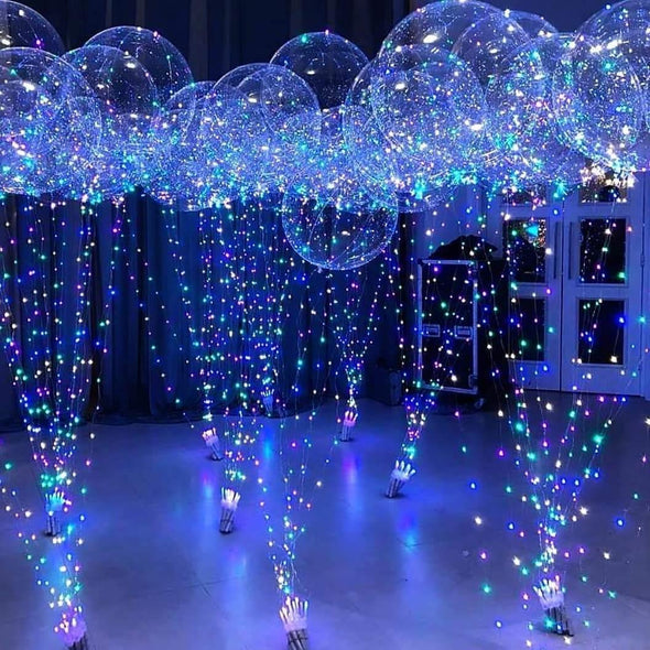 Reusable Led Balloons for Themed Bachelorette/Baby Shower/Engagement Party Decorations - Hibrides