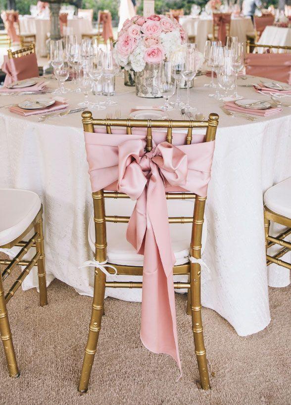 10pcs Satin Chair Cover Bow Sash Wedding Party Banquet Reception - Hibrides