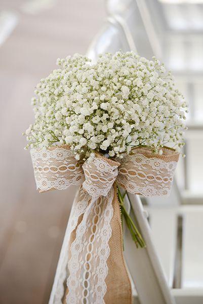 5Pcs Burlap Lace Chair Sashes Chair Cover Bows Rustic Linen Lace Chair Bows - Hibrides